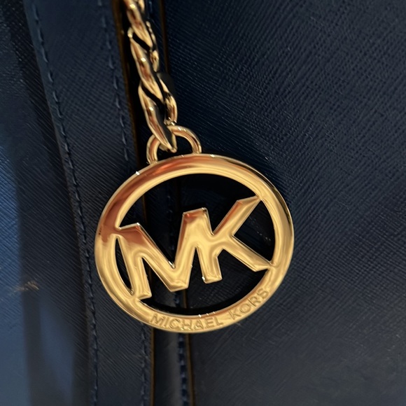 MICHAEL KORS navy blue extra large tote bag - Picture 5 of 5